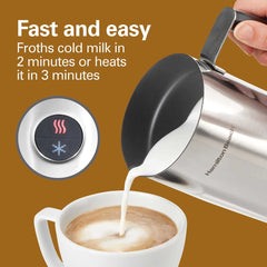 Milk Frother and Warmer Stainless Steel