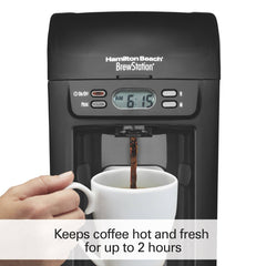 BrewStation 6-Cup Coffee Maker, Black