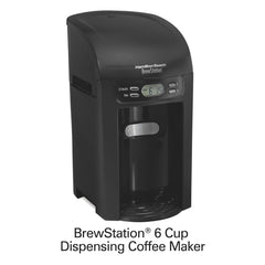 BrewStation 6-Cup Coffee Maker, Black