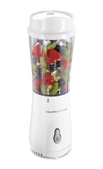 Personal Blender for Shakes and Smoothies with 14oz Travel Cup and Lid, White