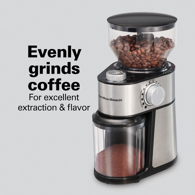 2-14 Cup Burr Coffee Grinder with 18 Grind Settings