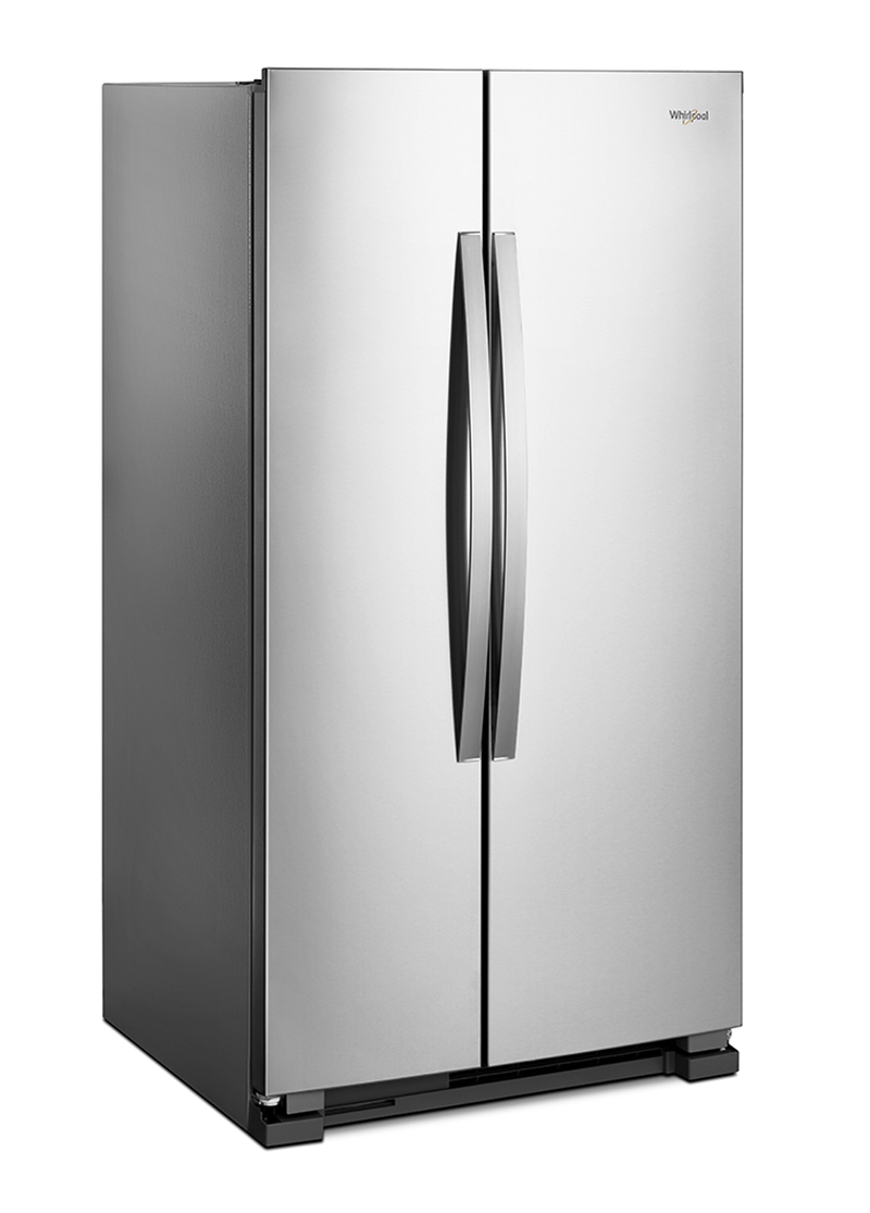 Refrigerador Whirlpool 25 pies cúbicos Side by Side 2 puertas Gris