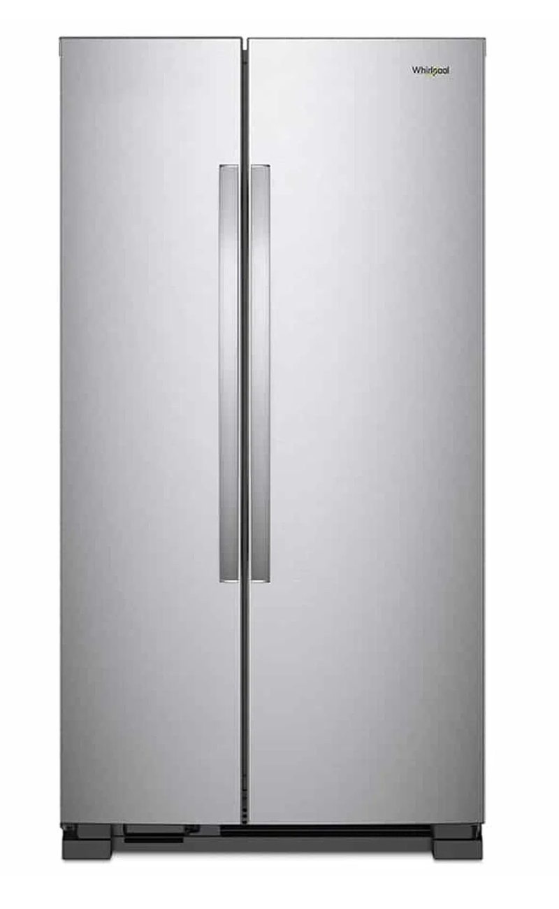 Refrigerador Whirlpool 25 pies cúbicos Side by Side 2 puertas Gris