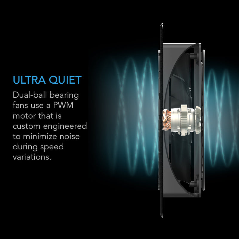 Gabinete tranquilo Airplate S1, cine en casa y sistema de pesos americano sistema del ventilador, 4 pulgadas
