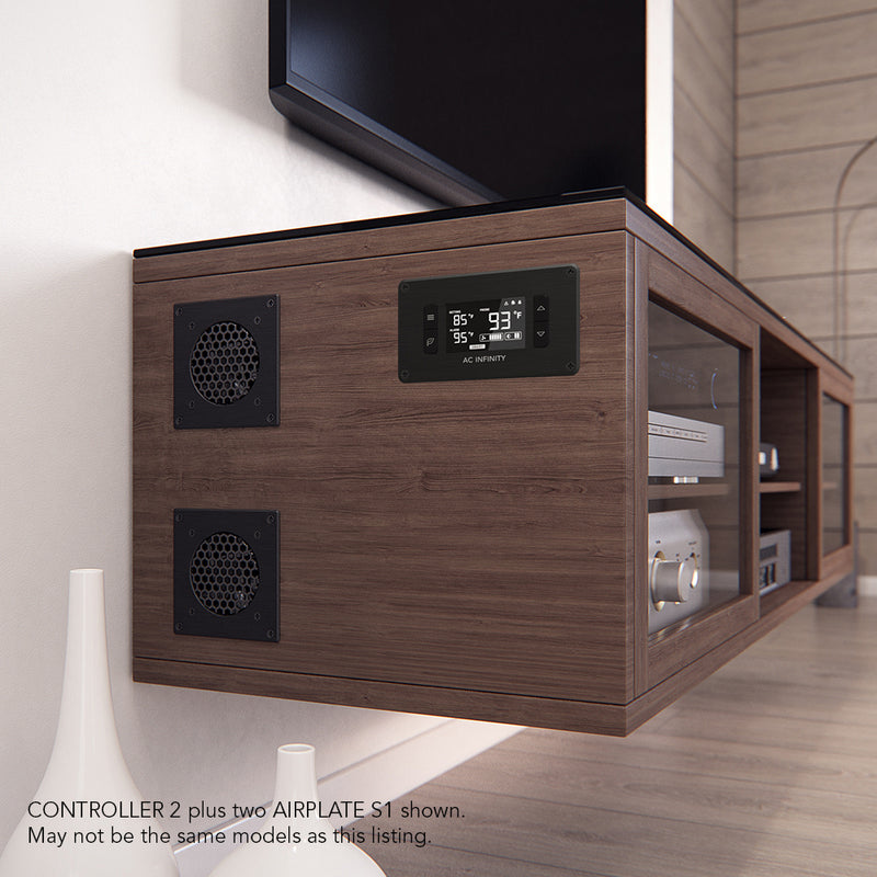 Gabinete tranquilo Airplate S1, cine en casa y sistema de pesos americano sistema del ventilador, 4 pulgadas