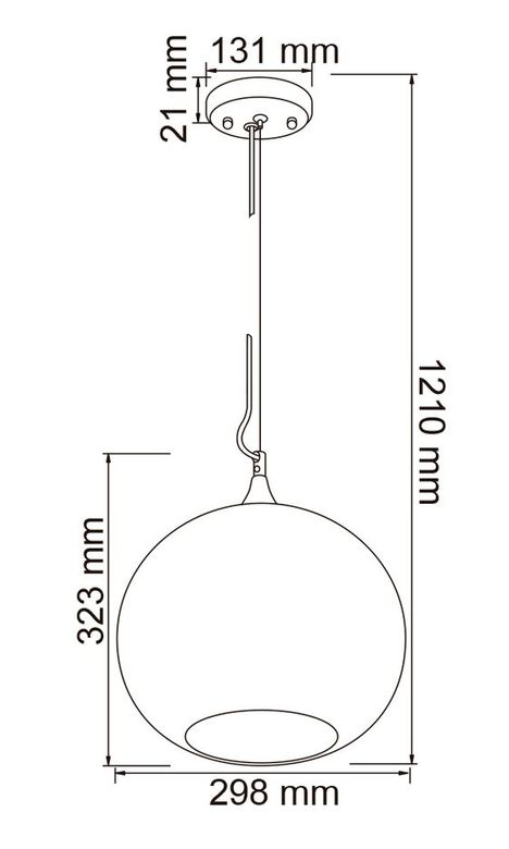 Lámpara Colgante Decorativa Interior Suspendida, Cristal Rojo, Base E26 20W 100-240V