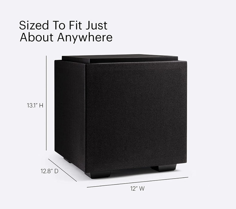 8” Subwoofer With Dual 8” Bass Radiators (Black)