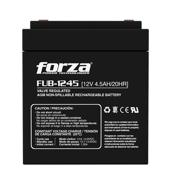 Batería Forza FUB-1245 12V 4.5A