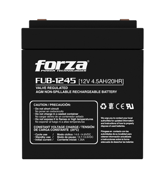Bateria Forza 12V/4.5ah Fub-1245 - Compushop de El Salvador