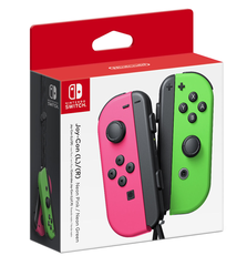 Nintendo Joy-Con Controllers (Neon Pink/Green)
