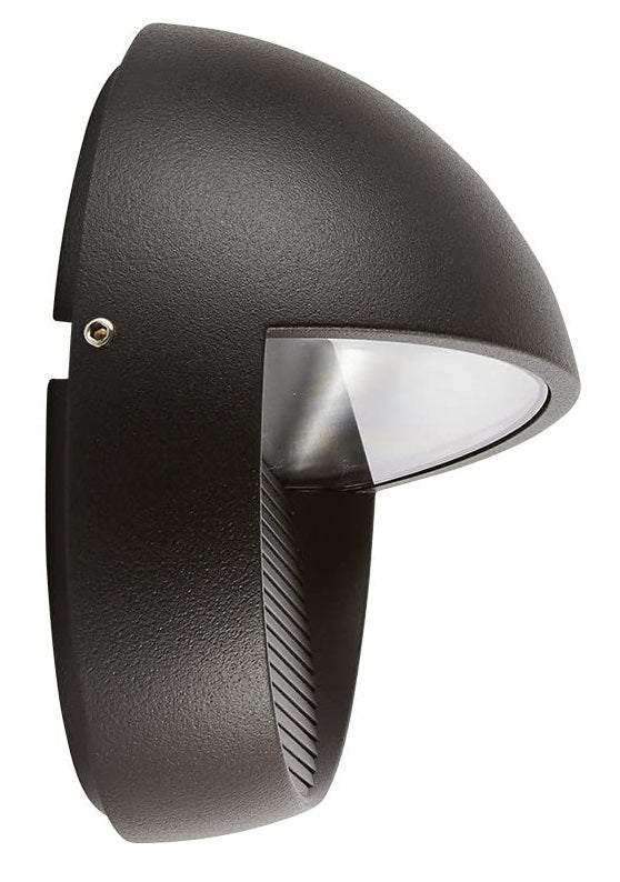 Lámpara de pared LED para exteriores, negra