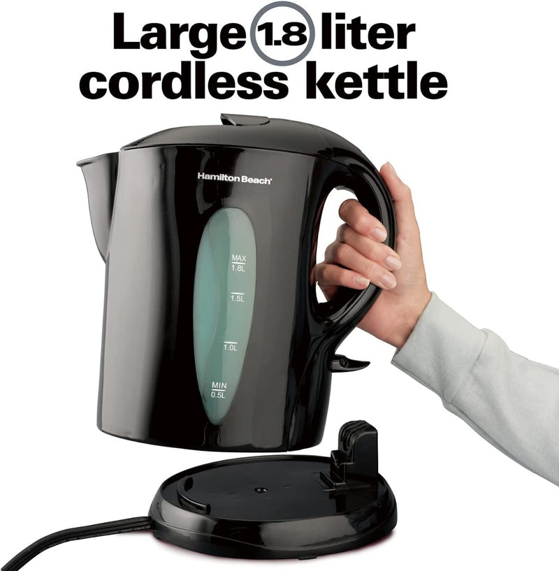 Large 1.8L Liter Cordless Kettle