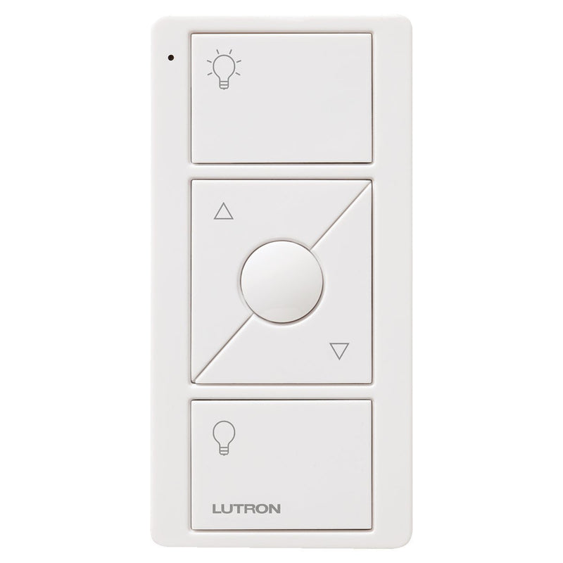 Lutron Caseta Wireless 600-watt/150-watt Multi-Location In-Wall Dimmer with Pico Remote Control Kit, White