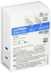 Lutron Caseta Wireless Plug-In Smart Lamp Dimmer, White