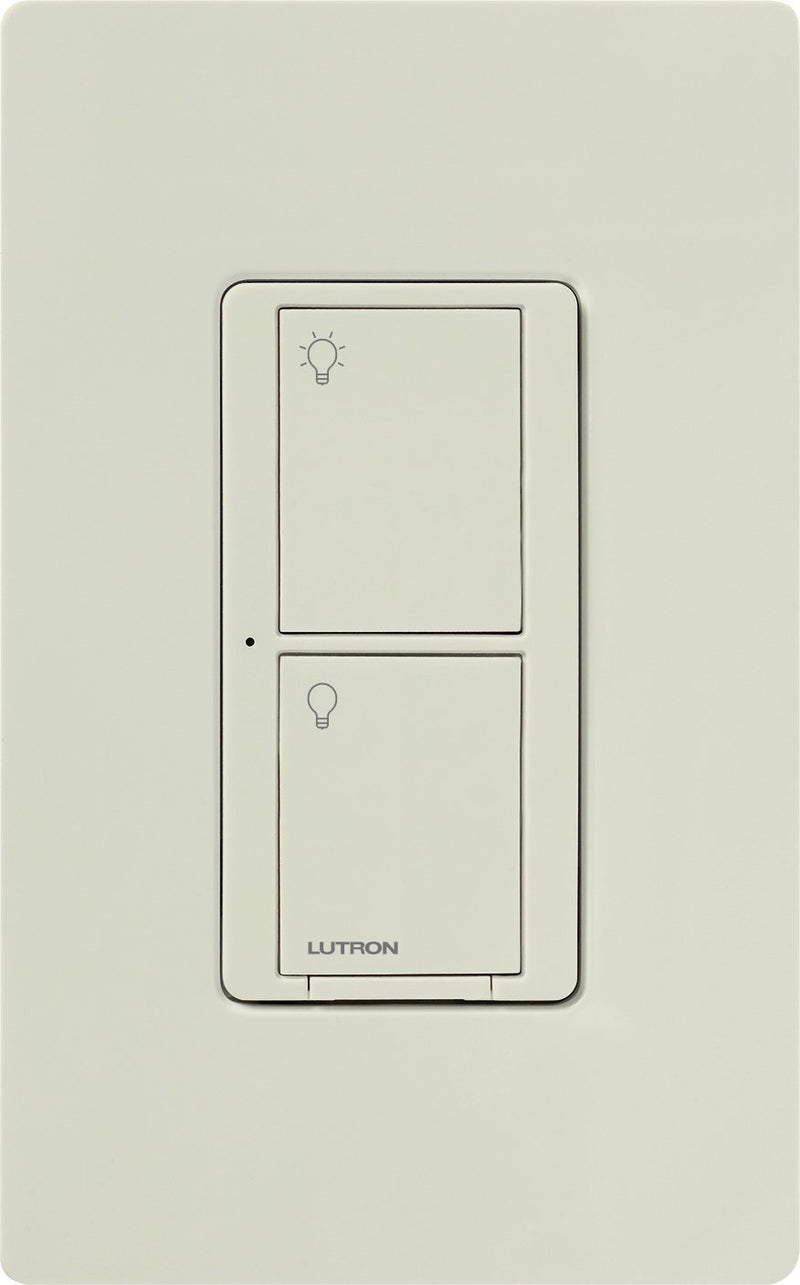 Lutron Caseta Wireless Switch, Multi-Location, In-Wall, 6 Amp, Light Almond
