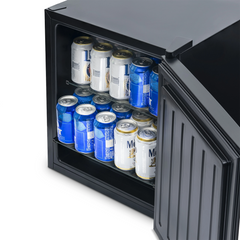 NewAir Froster Mini refrigerador de cerveza independiente de 46 latas en acero inoxidable
