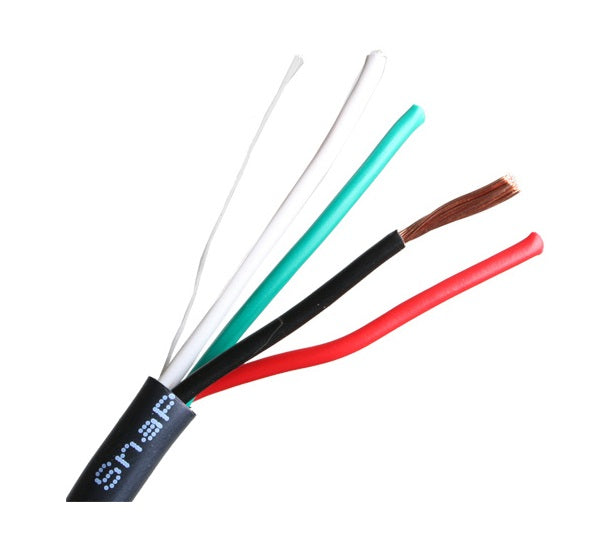 Wirepath™ 16-Gauge 4-Conductor 65-Strand Speaker Wire