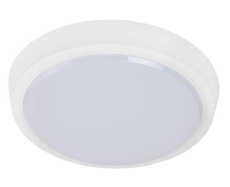 Lámpara de superficie LED redonda interior, blanca