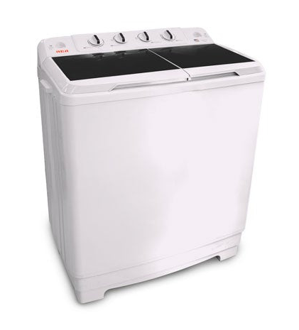 Washing Machine 12 Kg Semi Automatic White Tempered Glass