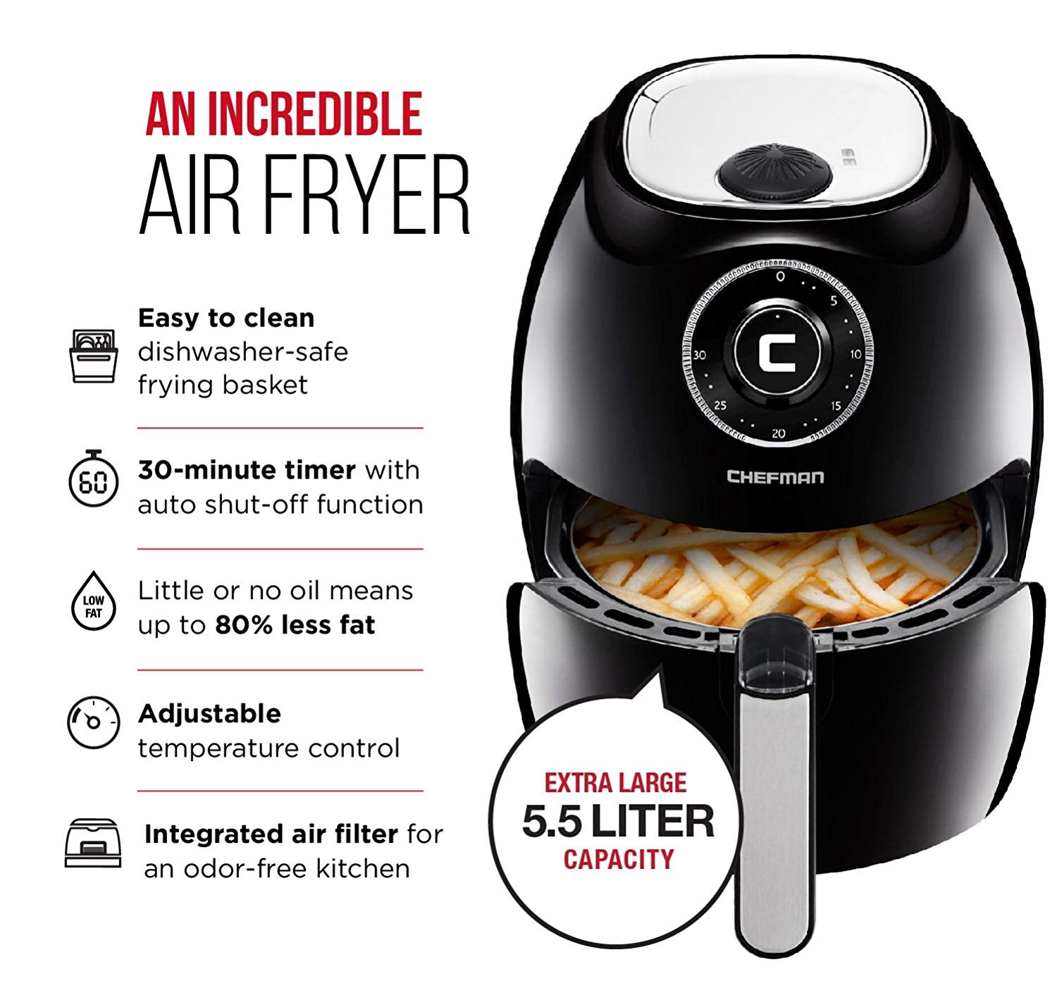 Chefman Oilfree Air Fryer1