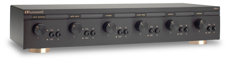 SDB-6.1 6 Pair, Dual Source Speaker Selectors with Volume Control