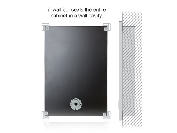 SoundFrame 1 In-Wall Black