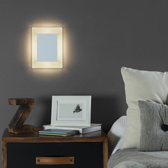 Lámpara de pared LED para interiores, blanca
