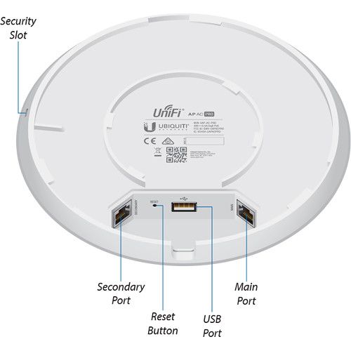 UniFi Access Point (Pro) (Interior/Exterior) (2.4 GHz: 450Mbps / 5 GHz ...