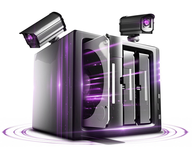 WD Purple 6TB Surveillance Hard Disk Drive - 5400 RPM Class SATA 6 Gb/s 128MB Cache 3.5 Inch