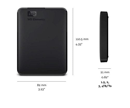 WD Elements Hard Disk Esterno Portatile 2TB - USB 3.0, Nero, Plug & Play Per PC, Foto, Video - Foto 5