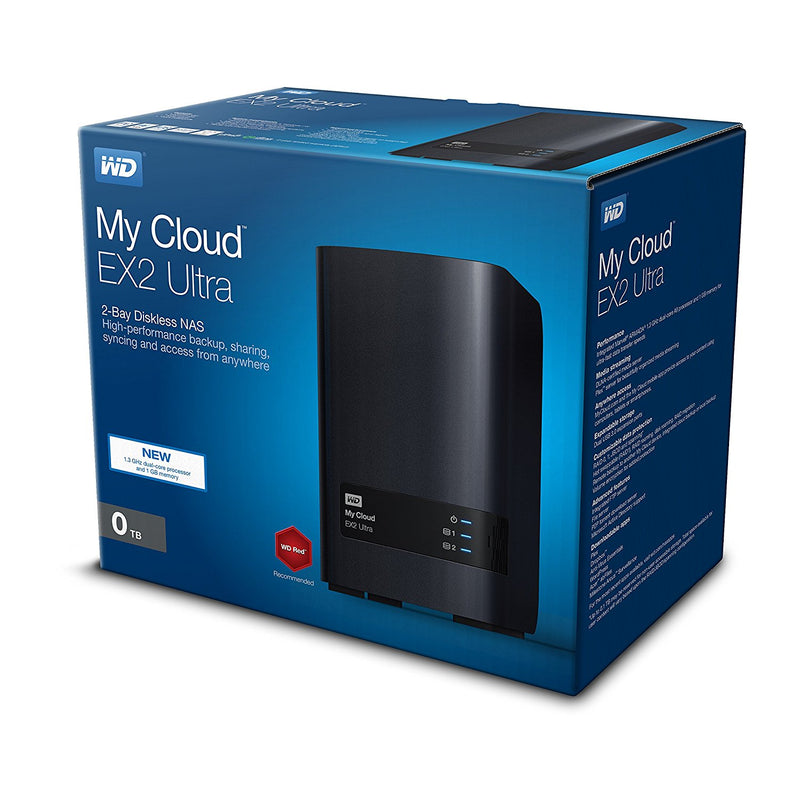 WD Diskless My Cloud EX2 Ultra Network Attached Storage - NAS