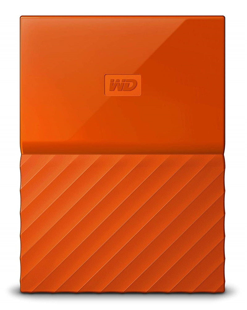 WD 3TB Orange My Passport  Portable External Hard Drive - USB 3.0