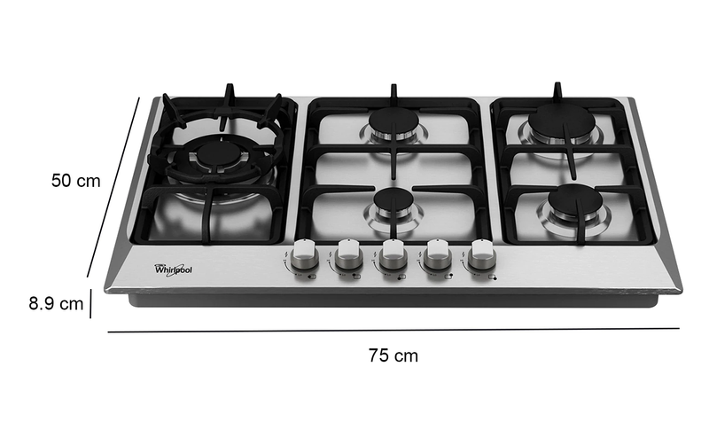Estufa (Tope) de gas de 30 pulgadas (30”) | 5 quemadores | Cooktop