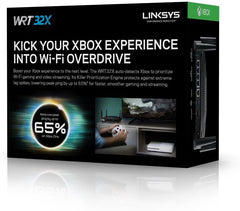 Enrutador para juegos de doble banda Linksys diseñado para Xbox