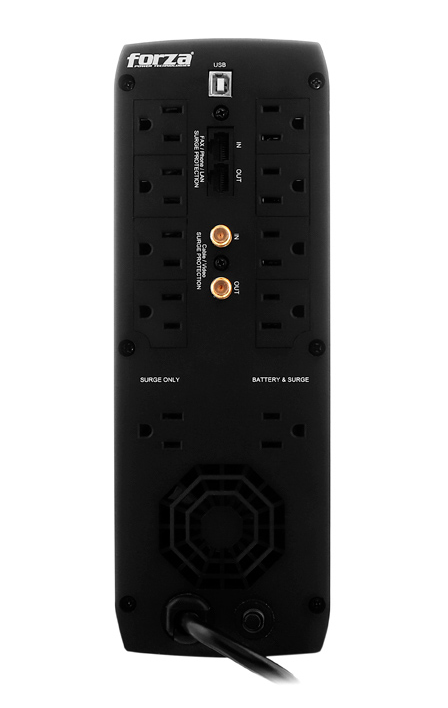 Forza XG-1201LCD Smart UPS 1200VA / 720V Pure Sine 10-NEMA USB