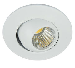 Luminaria LED empotrada interior, blanca