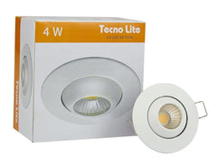 Luminaria LED empotrada interior, blanca