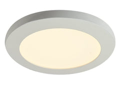 Lámpara LED redonda empotrada para interiores, blanca