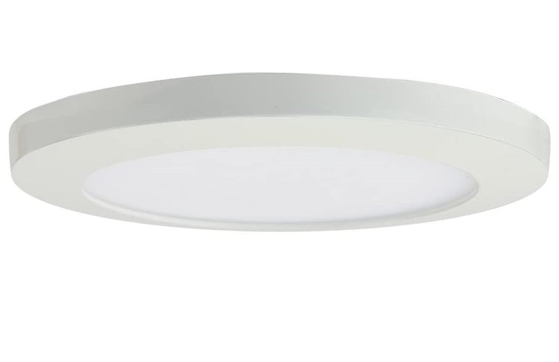 Lámpara LED redonda empotrada para interiores, blanca