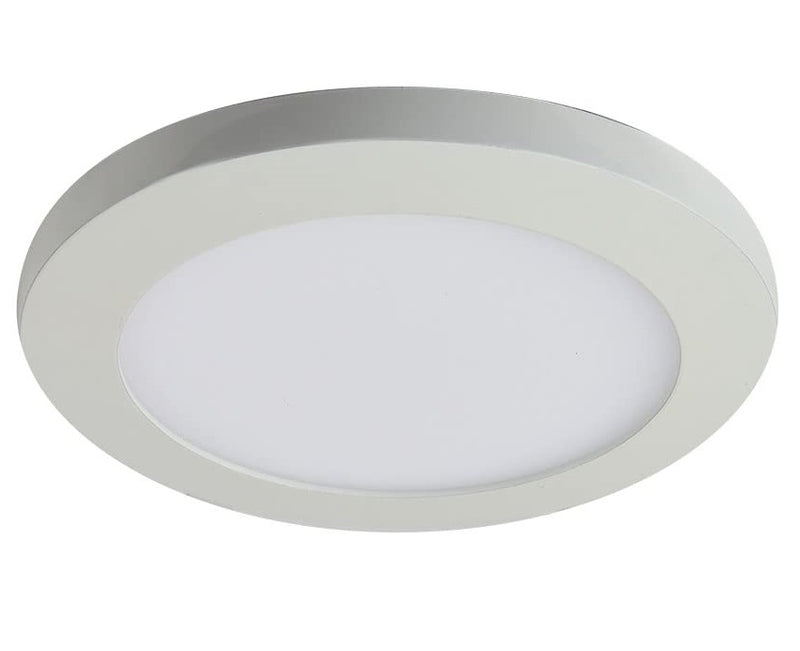 Lámpara LED redonda empotrada para interiores, blanca